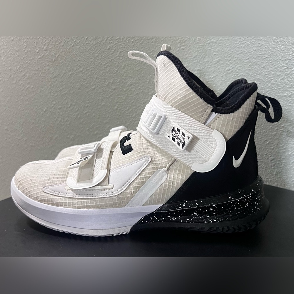 Nike Lebron Soldier XIII 13 SFG TB White Black  CN9809-113 Basketball Sneakers - Picture 2 of 14